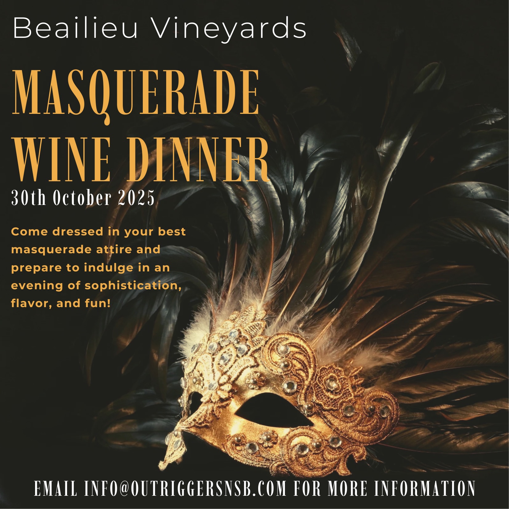 Masquerade Wine Dinner